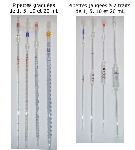 utiliser une pipette 10 ul pour un erlen meyer|pipette ou propipette.